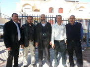 بالصور: وفد من قائمة النداء العربي في زيارة لثانوية طوماشين بمدينة اللد 